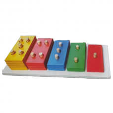 Count & Colour Stacking Board